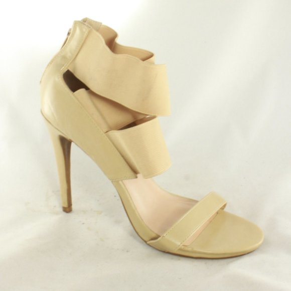 Diba Shoes - DIBA Cream Strappy Open Toe Sandals Heels